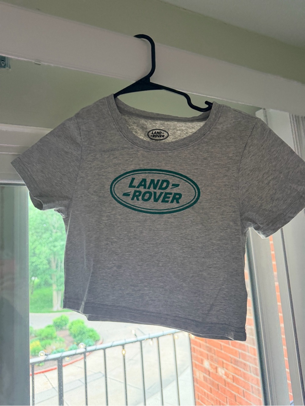 Land rover womens crop top